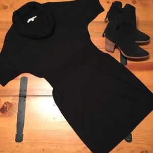 LOFT Medium Black Sweater Dress -A003